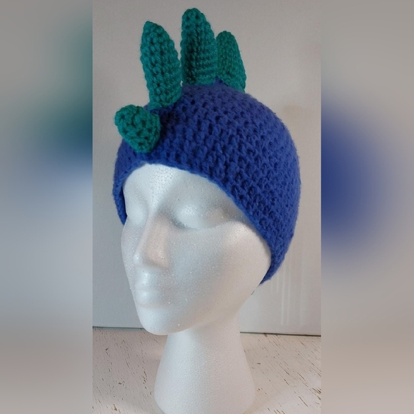 Dragon Child Handmade Beanie Stocking Hat Crochet Animal Winter Warm Cozy - Picture 6 of 6